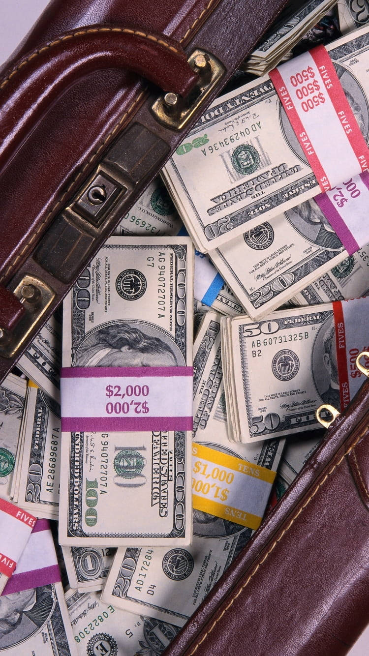 Briefcase Of Money Iphone Background