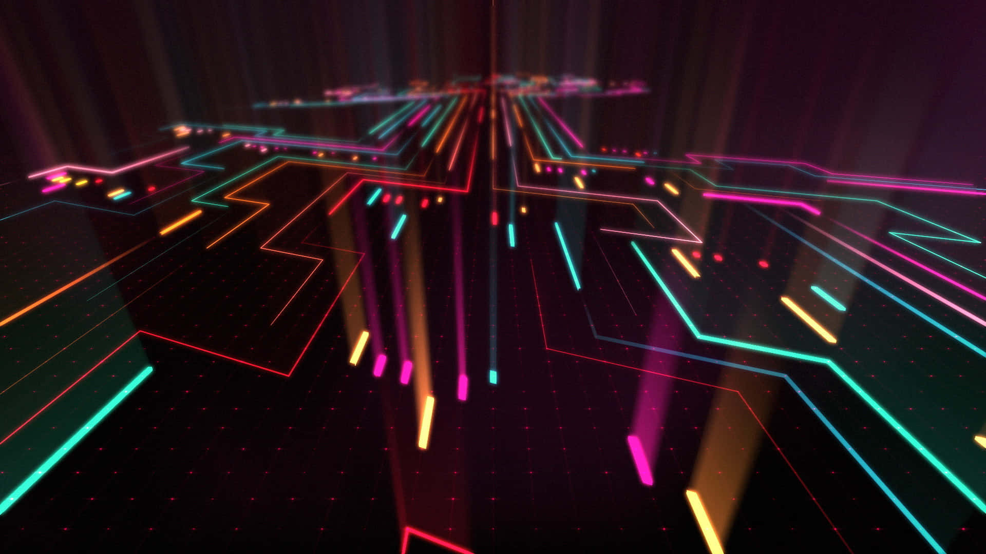 Bright Abstract Neon Artwork Background