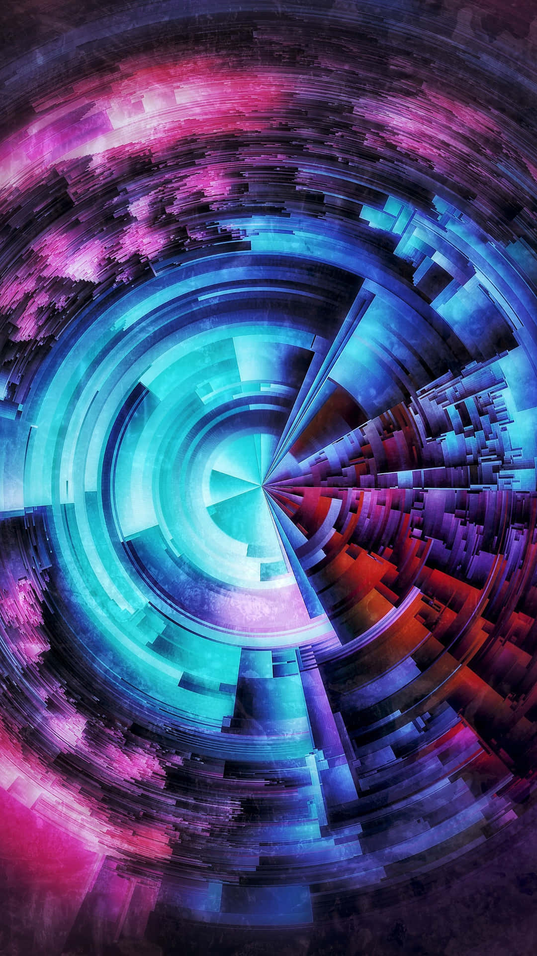 Bright Abstract Neon Design Background