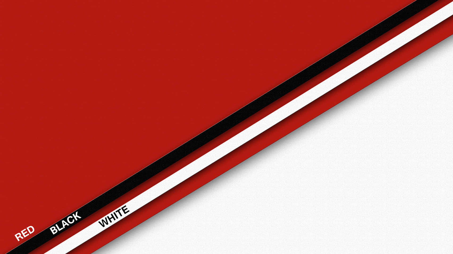 Bright And Bold Red Accents Contrast Against Black And White Background