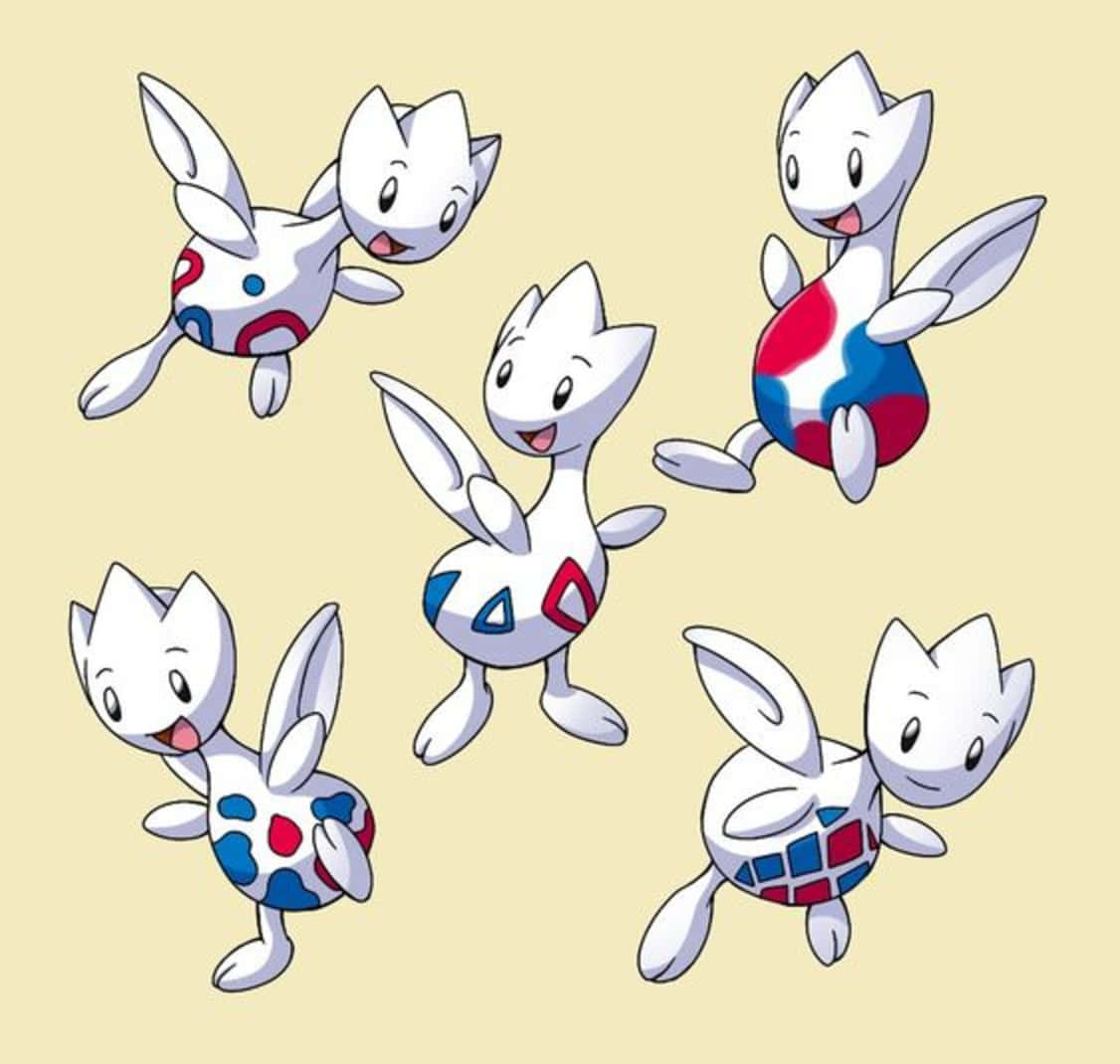 Bright And Cheerful Togetic Background