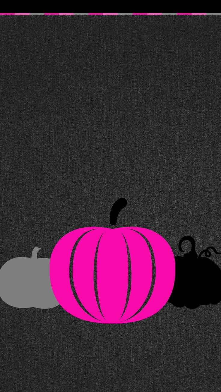 Bright And Colorful Pink Pumpkin Background