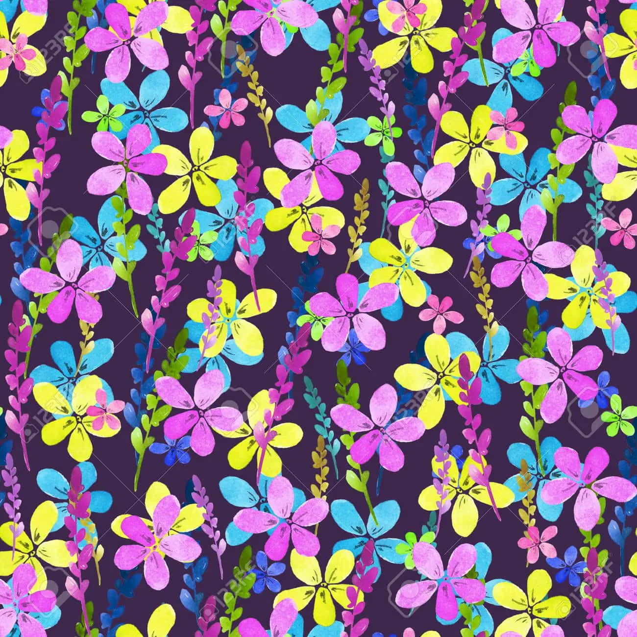 Bright And Colorful Rainbow Background