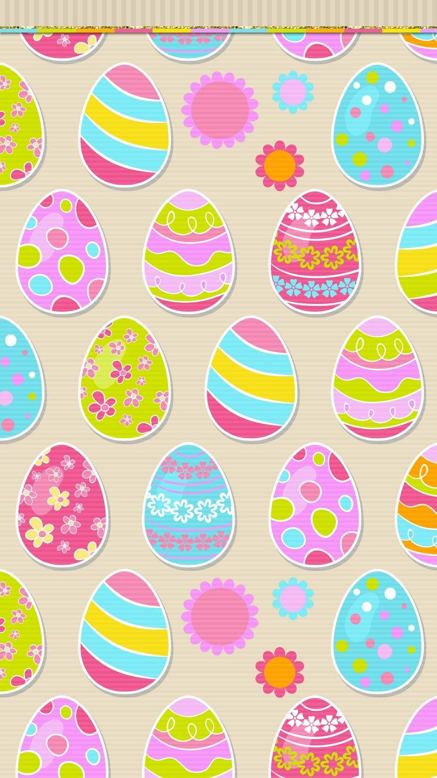 Bright And Cute Easter Eggs