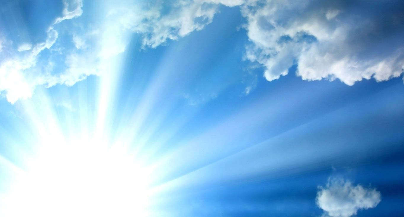Bright And Sunny Funeral Clouds Background
