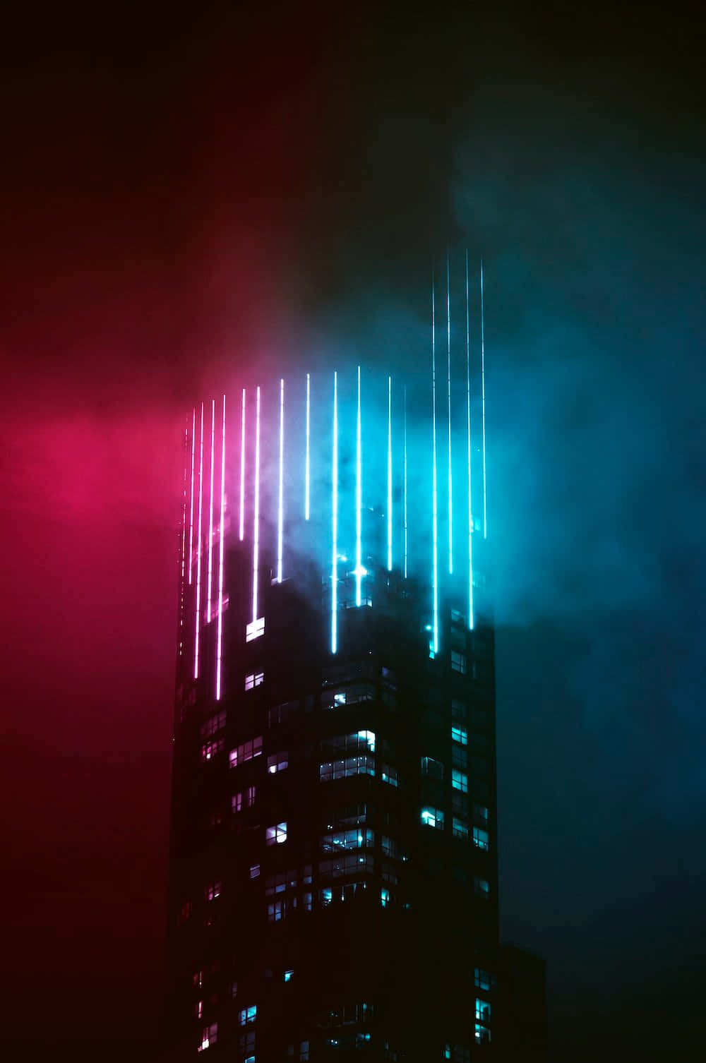 Bright And Vibrant Epic Neon Background