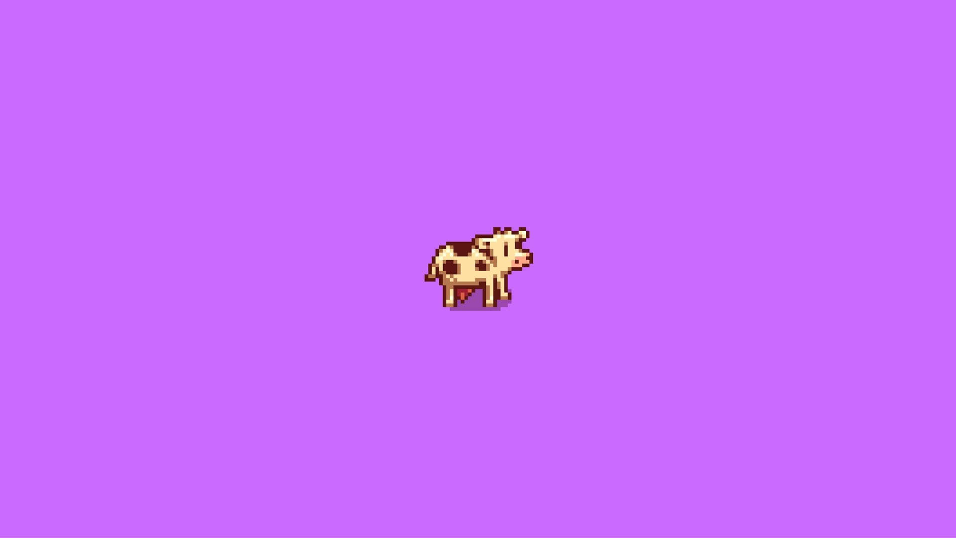 Bright And Vibrant Minimalist Purple Background