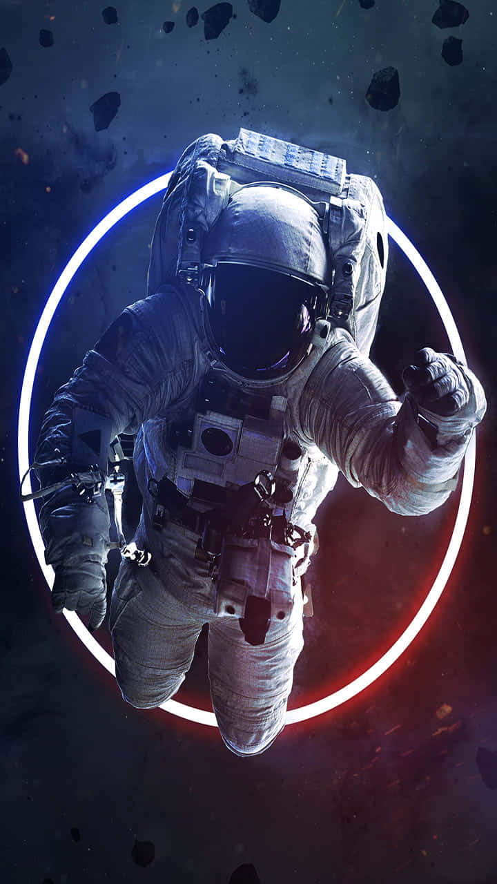 Bright And Vibrant, This Neon Galaxy Is Illuminated With A Spectacular Array Of Colors. Background