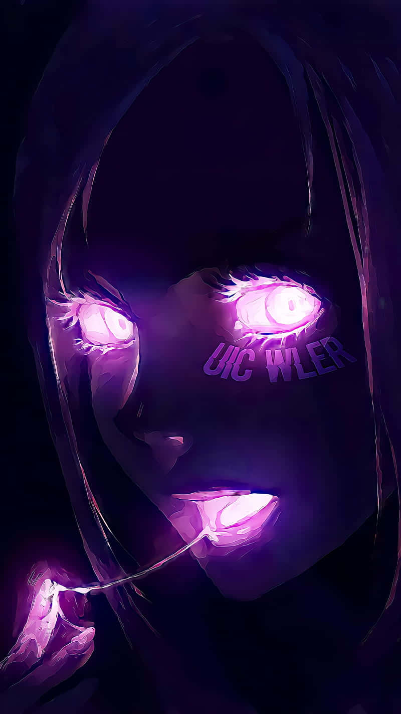 Bright Anime Seductive Mouth Background