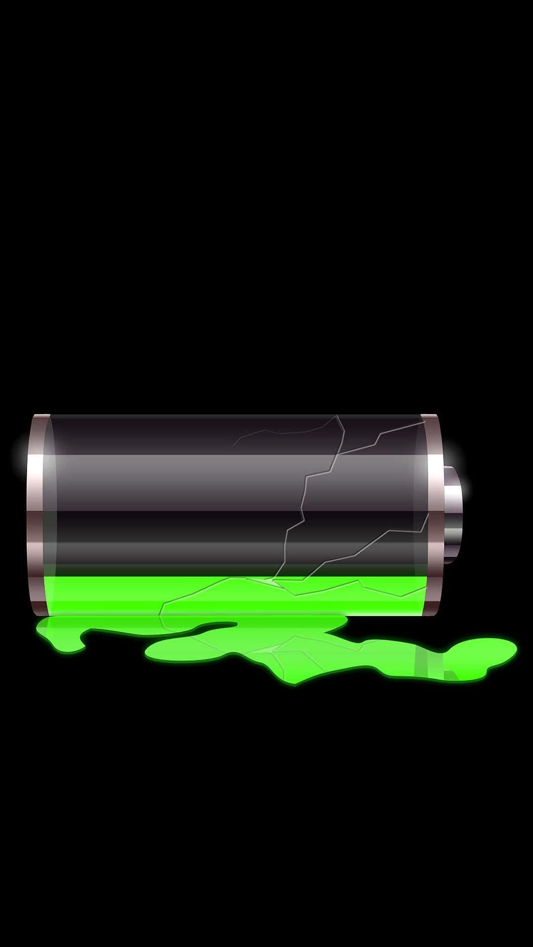 Bright Black And Neon Shapes Illuminate Against A Dark Background Background