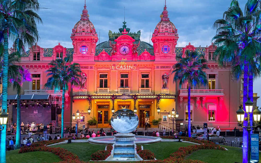 Bright Casino De Monte Carlo Background