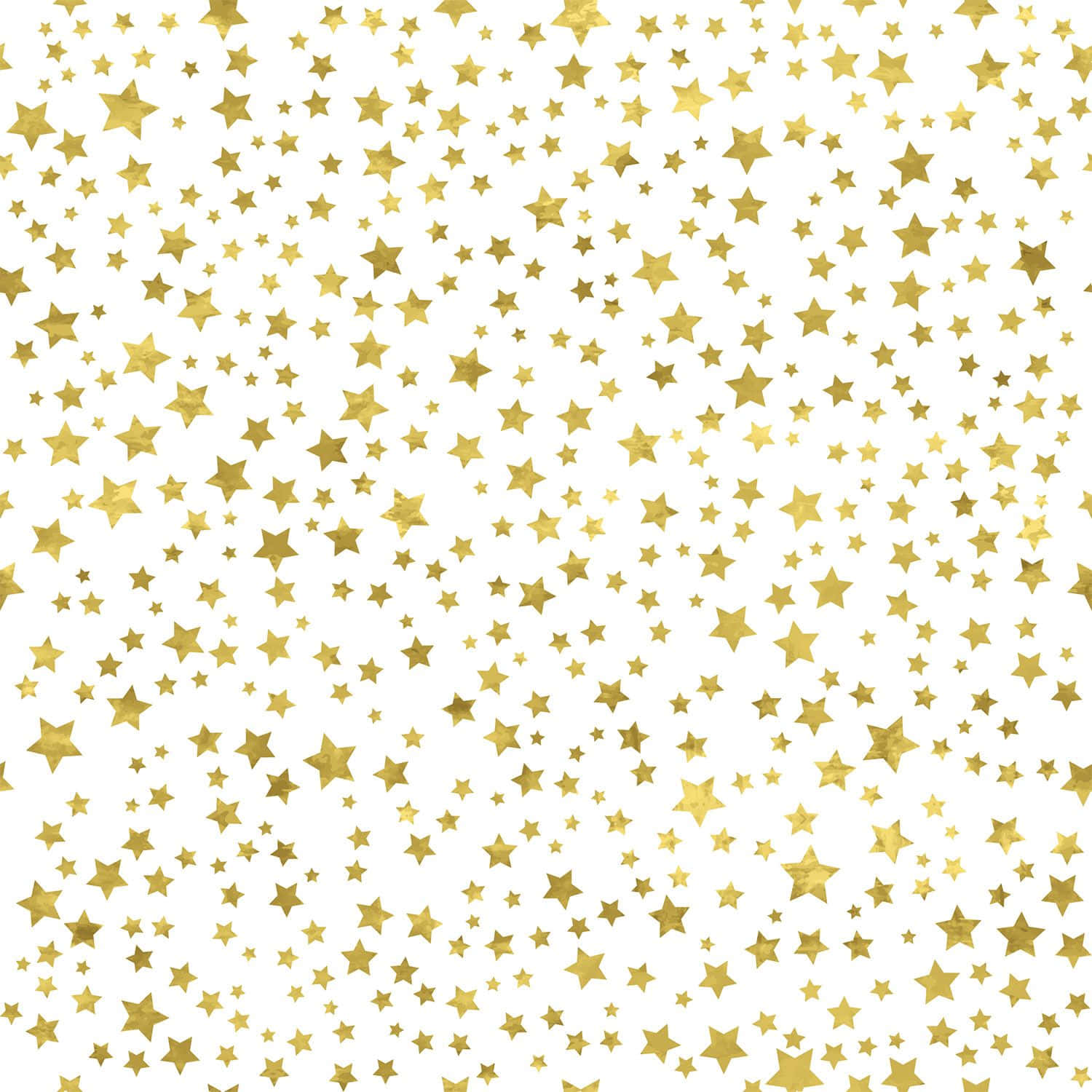 Bright Gold Stars In The Night Sky Background