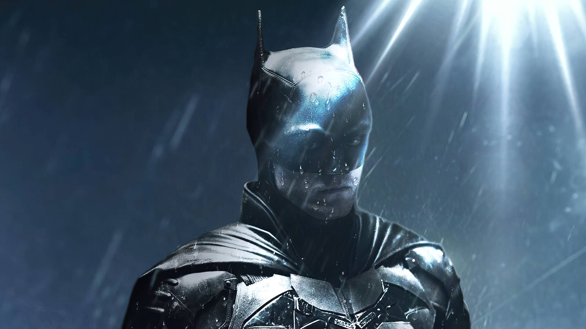 Bright Light On The Batman Background