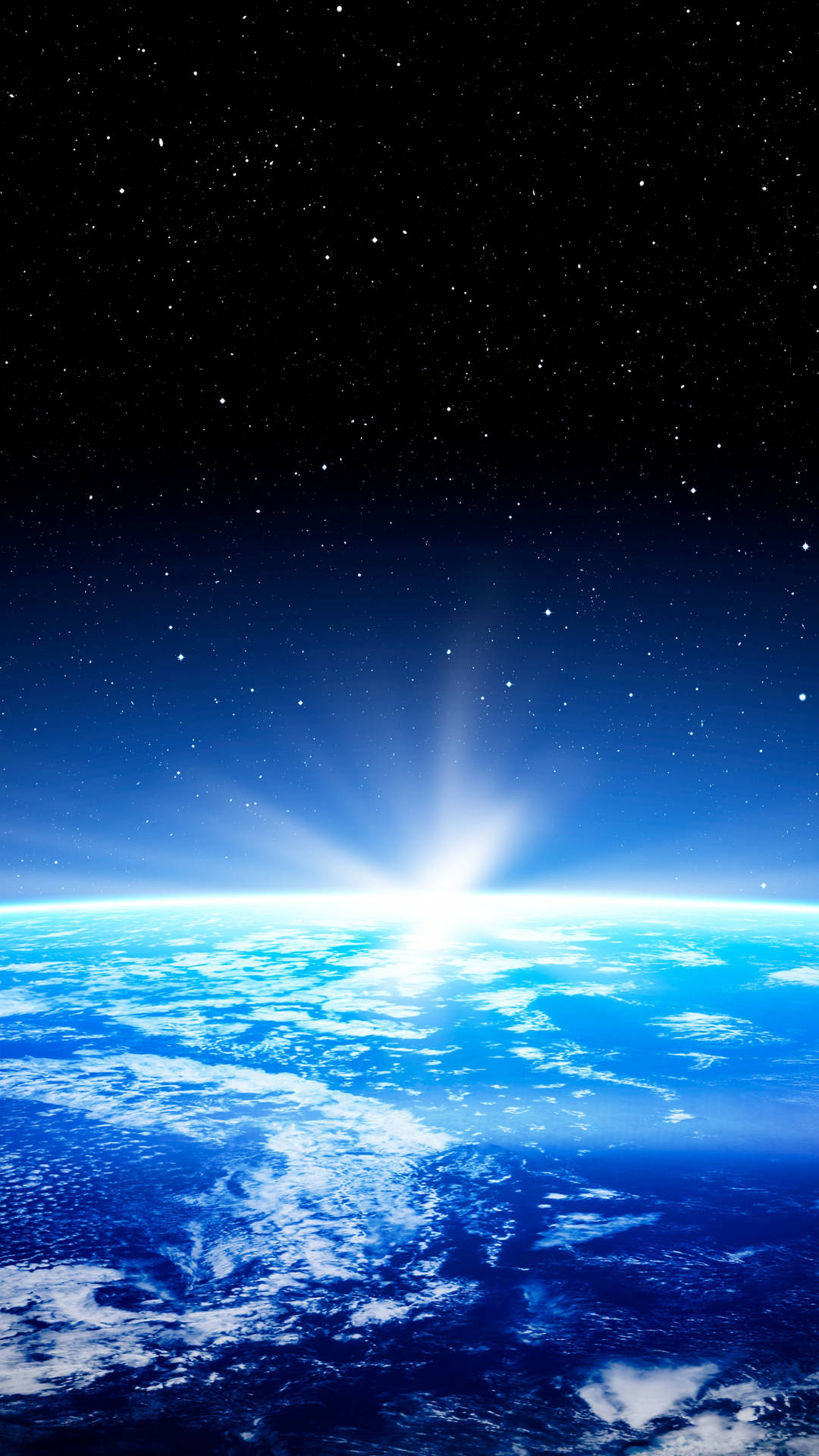 Bright Light Shining Earth Iphone 6 Background