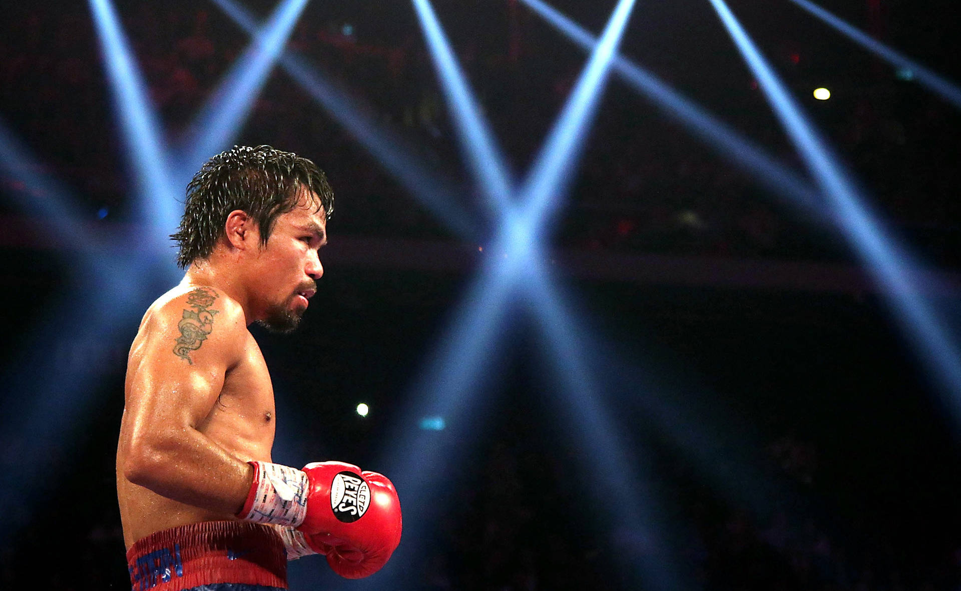 Bright Lights On Manny Pacquiao Background