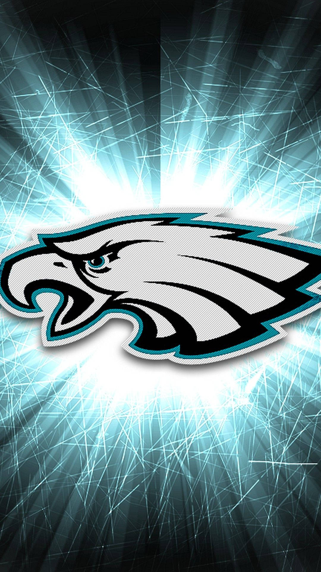 Bright Logo Of Philadelphia Eagles Background