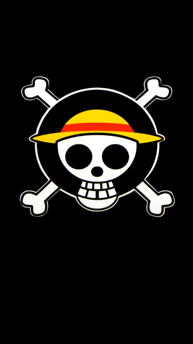 Bright Marine Style Straw Hat Logo Background