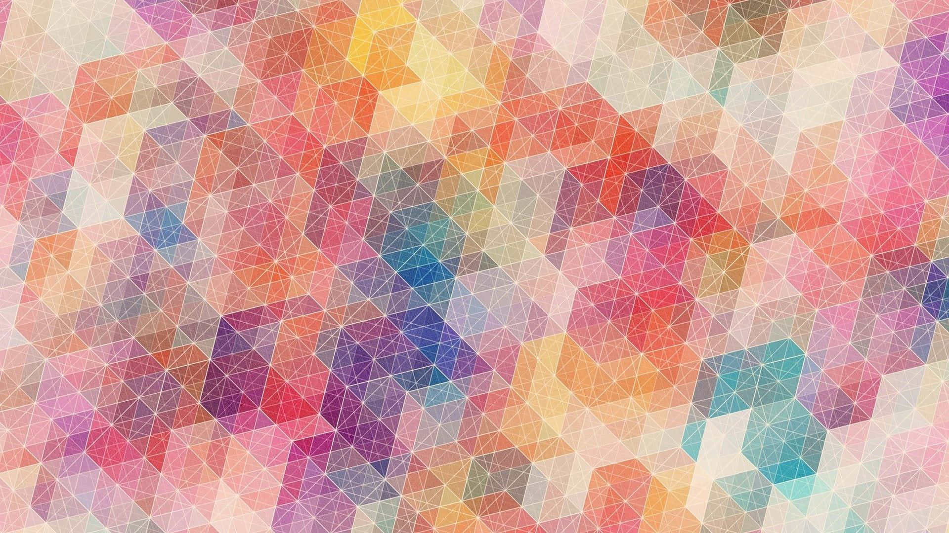 Bright, Modern Geometric Desktop Design Background