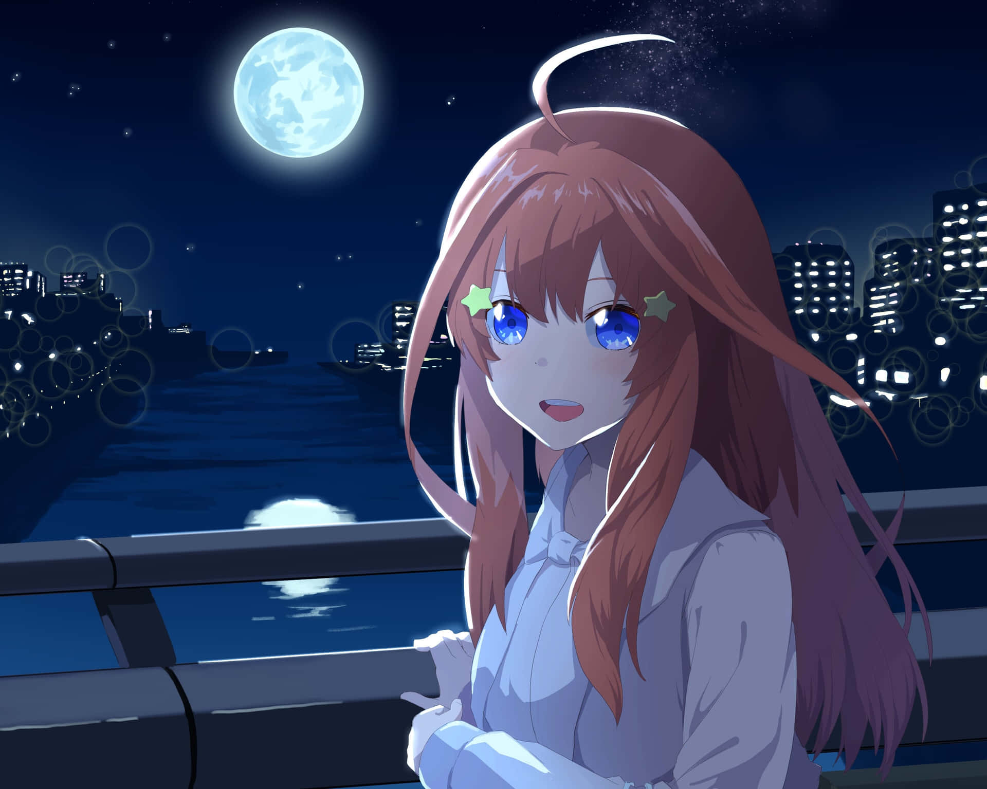 Bright Moon Above Itsuki Of The Quintessential Quintuplets