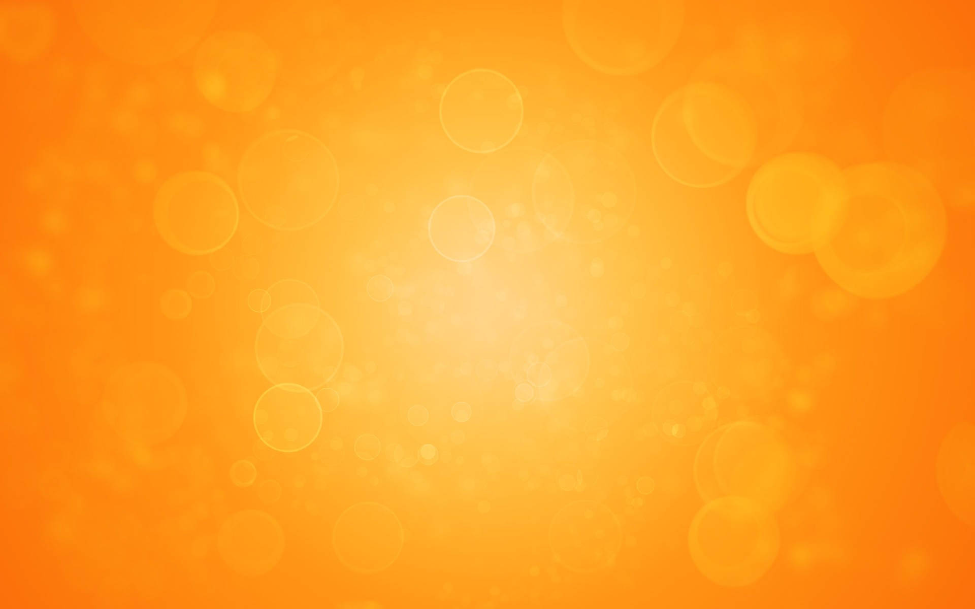Bright Orange Circles Background