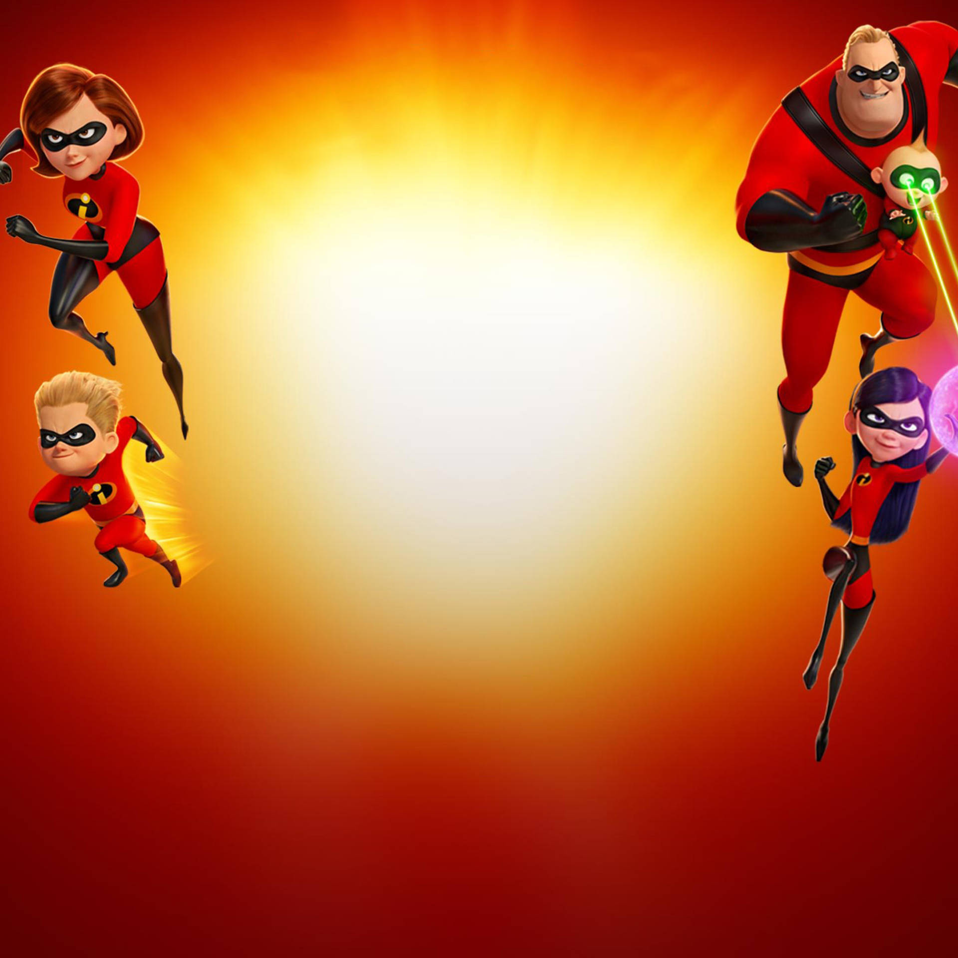 Bright Orange Incredibles 2