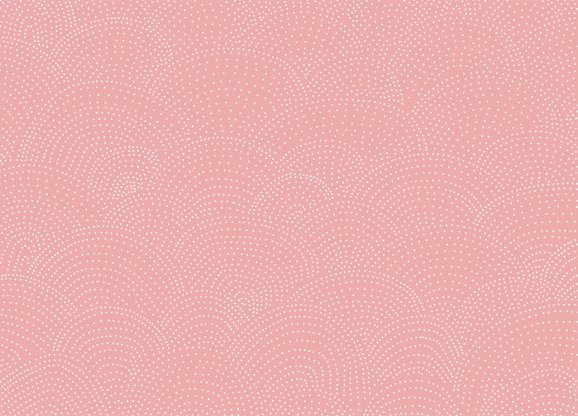 Bright Pink And White Polka Dot Pattern. Background