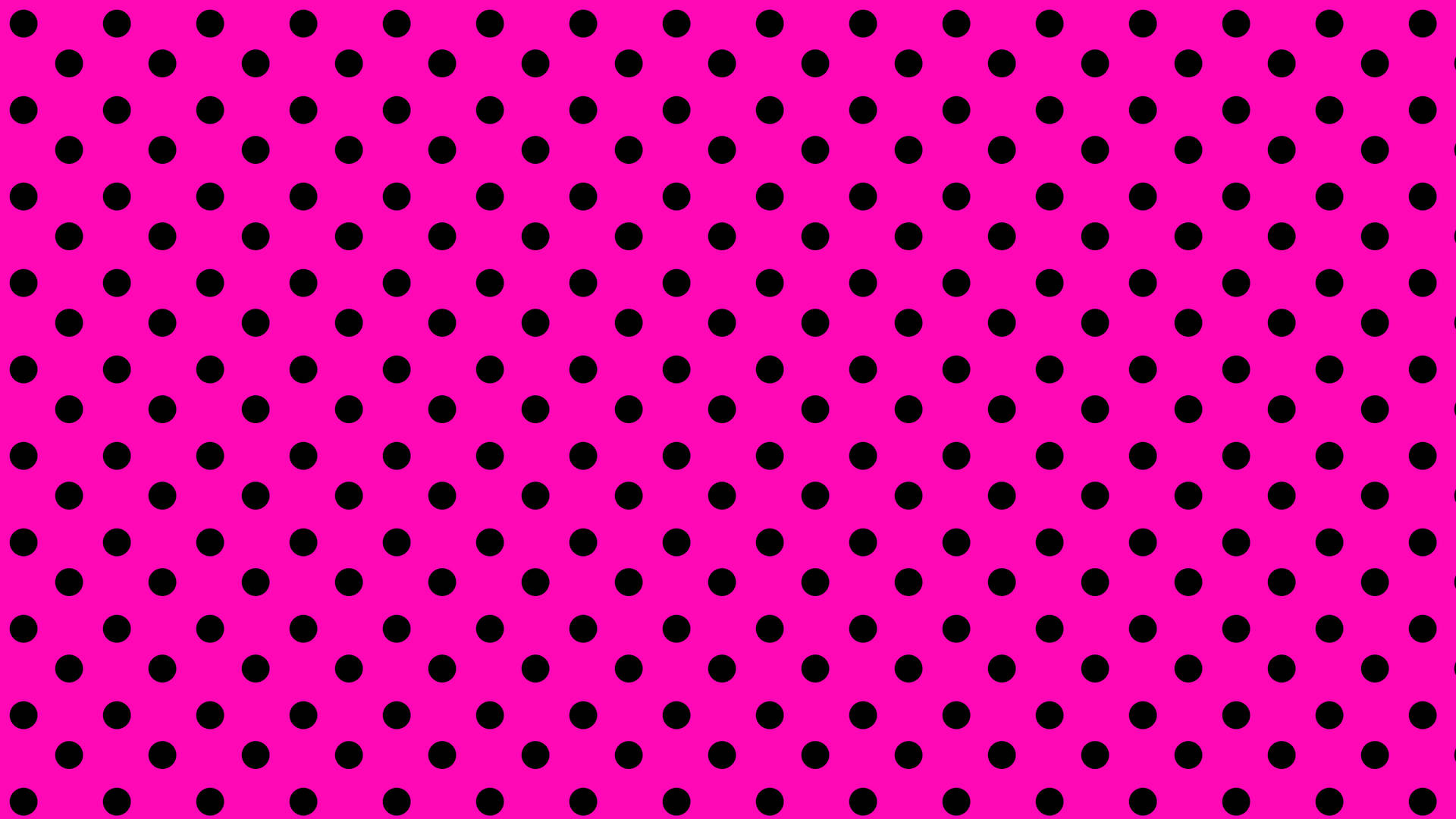 Bright Pink Black Dot Iphone Background