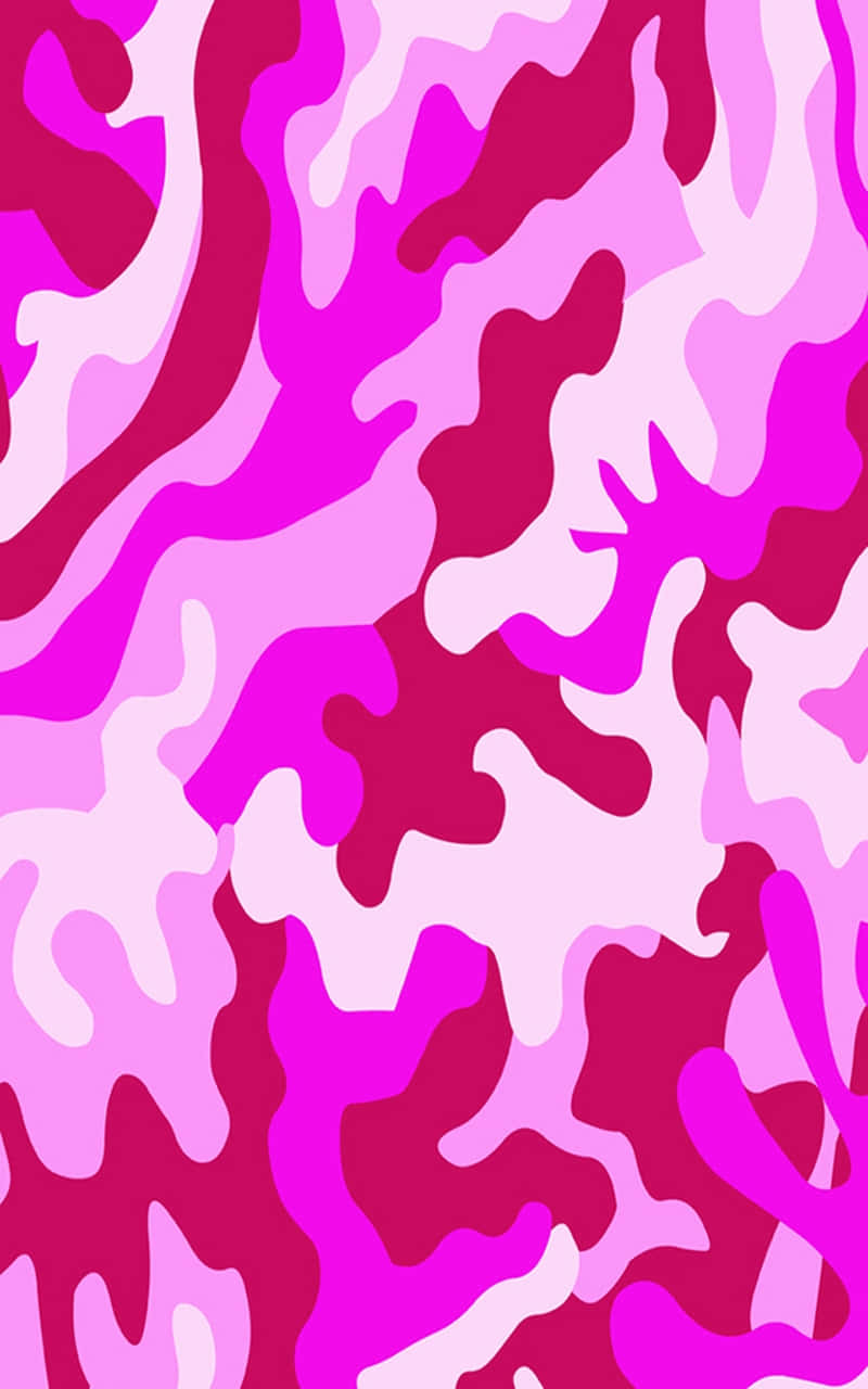 Bright Pink Camo