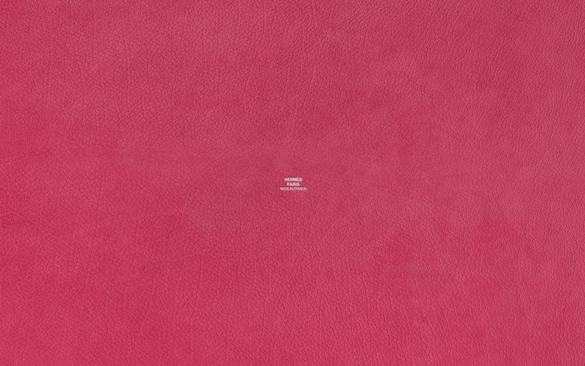 Bright Pink Textured Hermes Leather Background