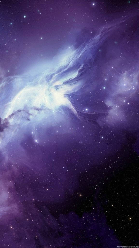 Bright Purple Galaxy Iphone Background