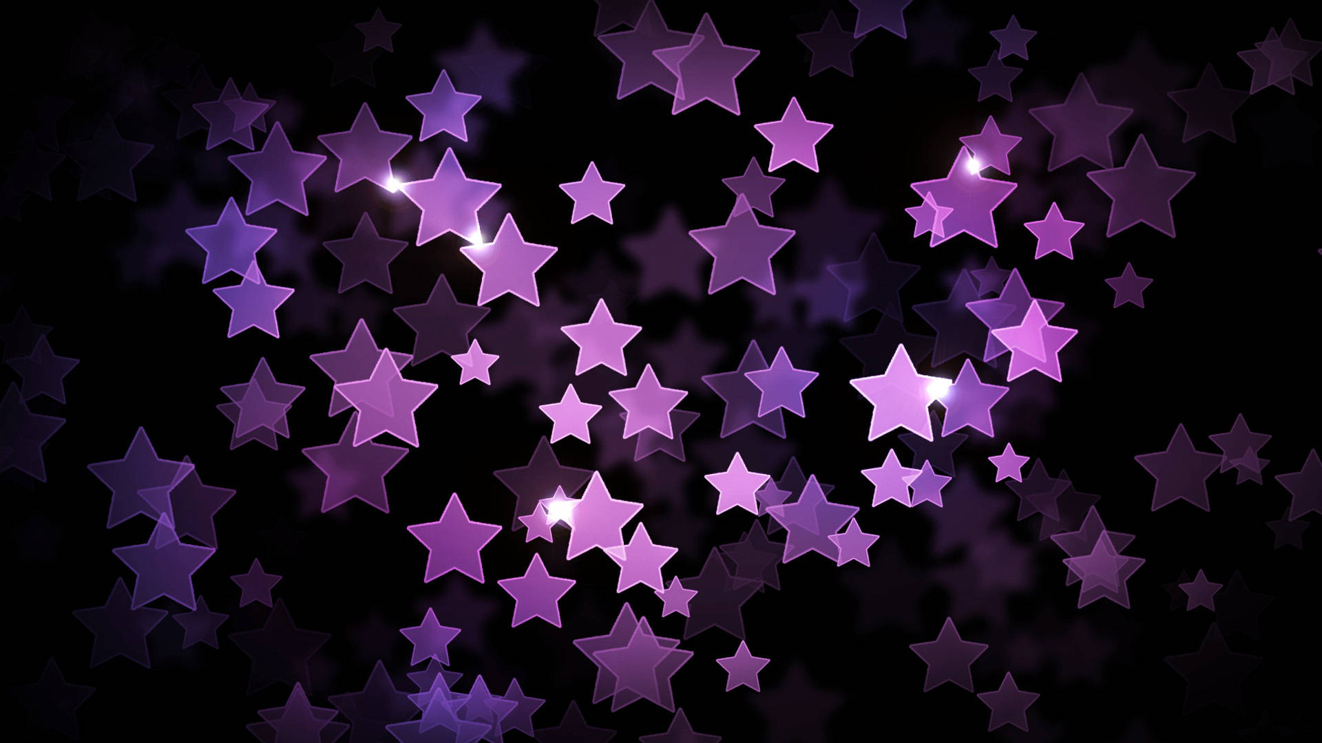 Bright Purple High Resolution Star Background