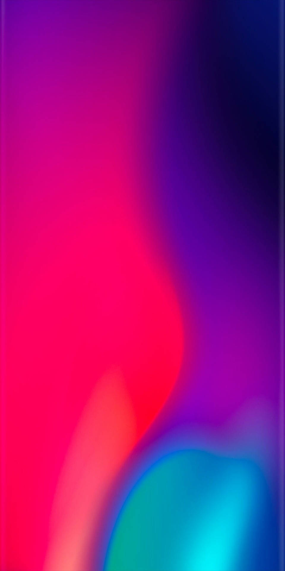 Bright Red And Blue Neon Background