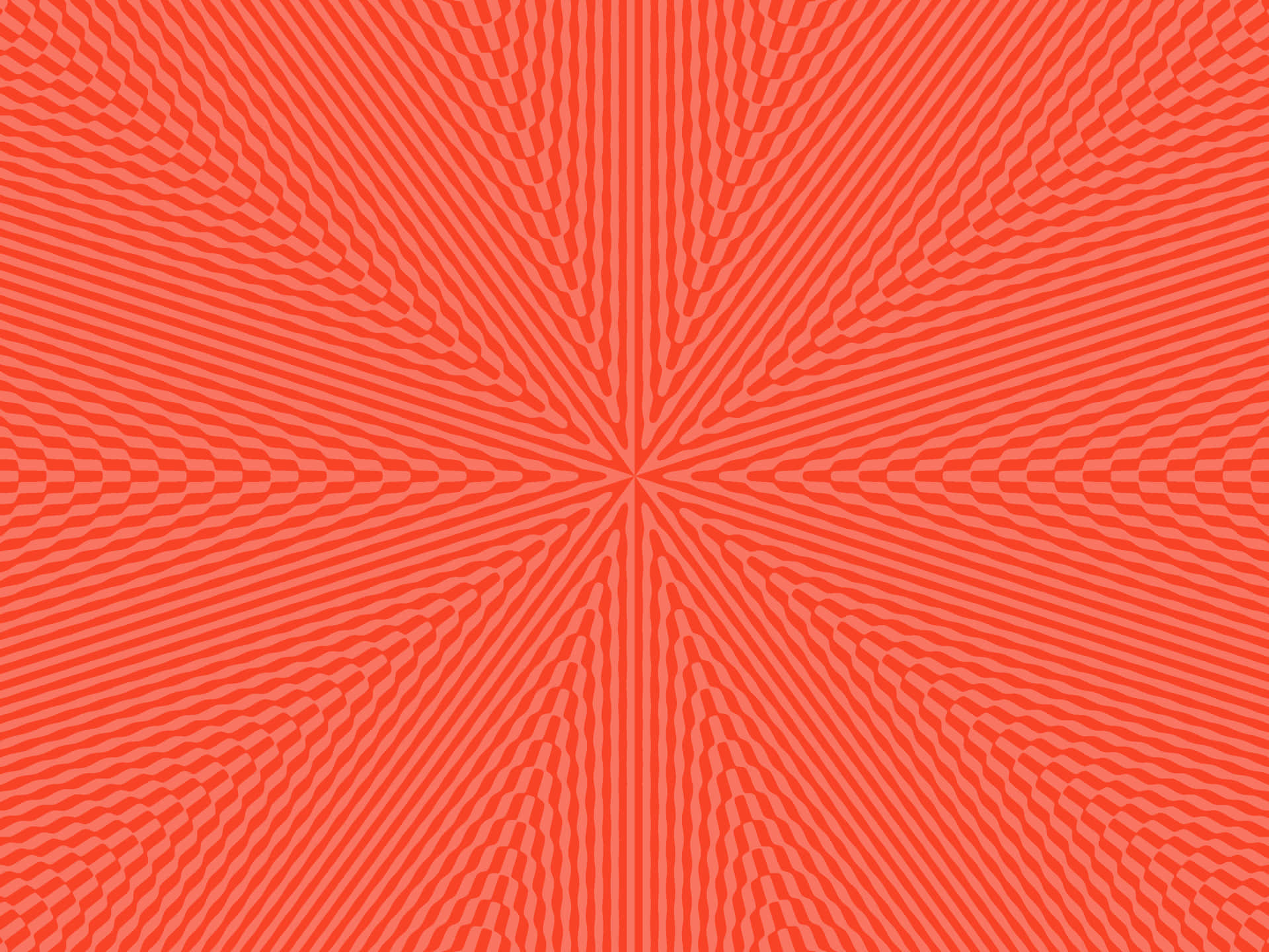 Bright Red And Orange Color Burst Background