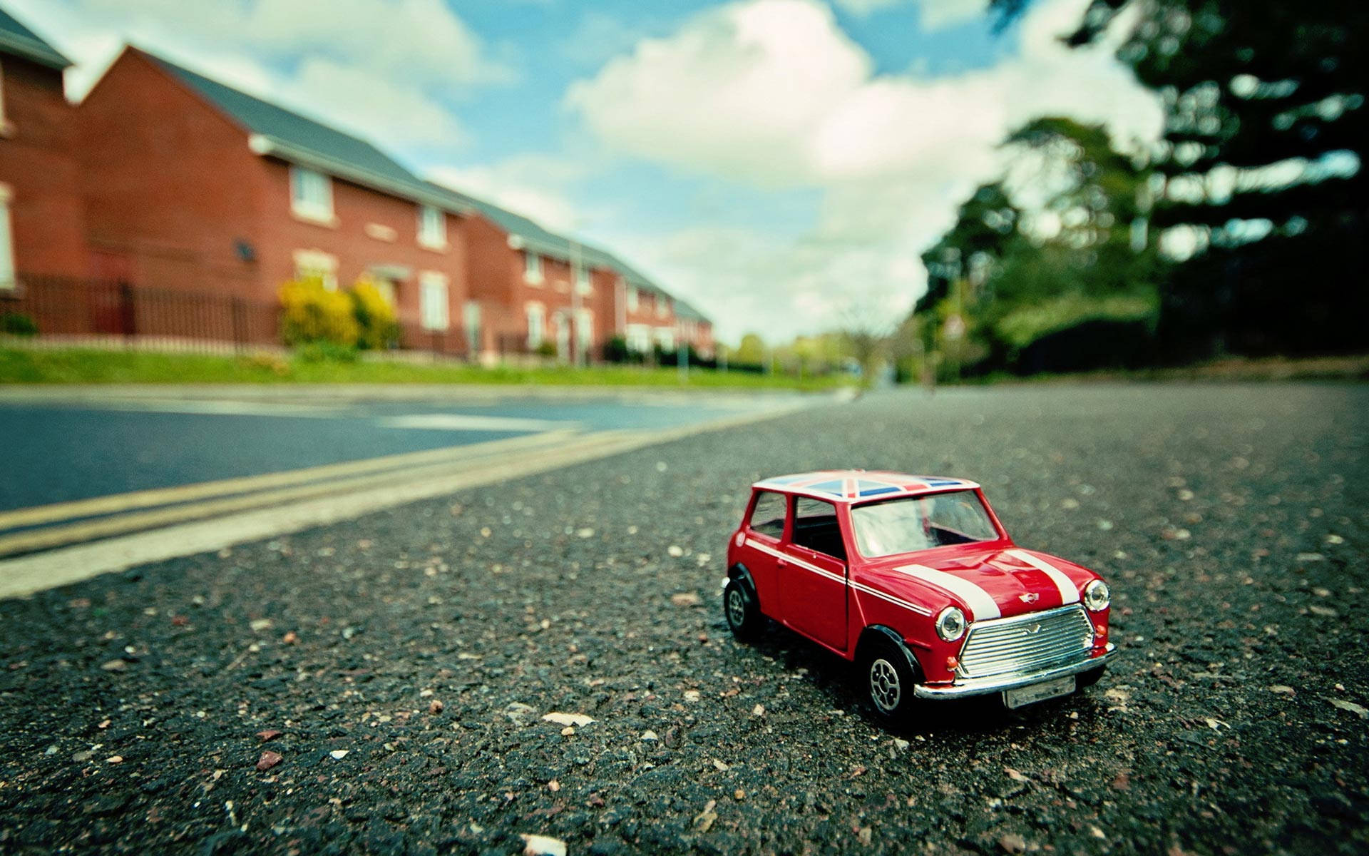Bright Red Mini Cooper - Add A Little Spice To Your Ride Background
