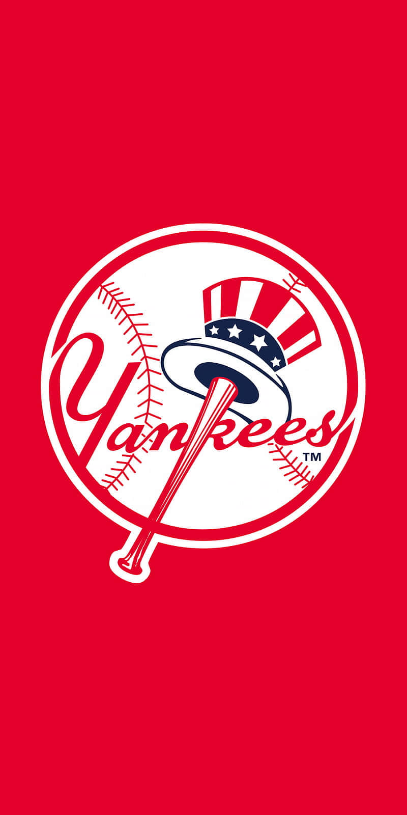 Bright Red New York Yankees Iphone Background