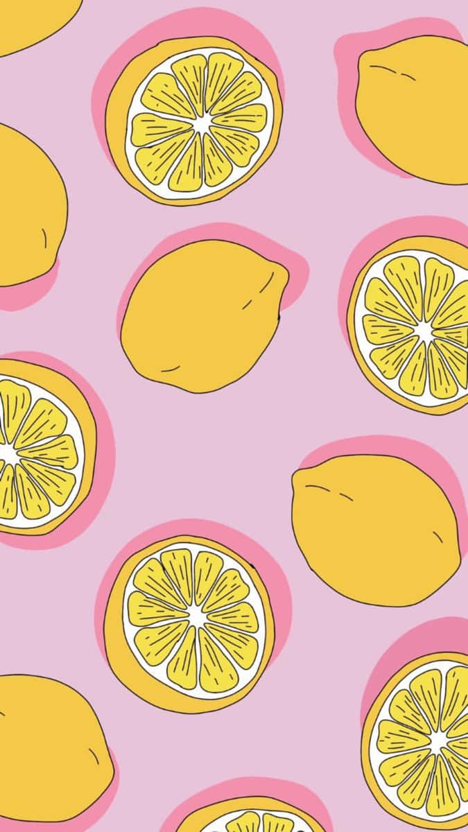 Bright Round Lemon Illustration
