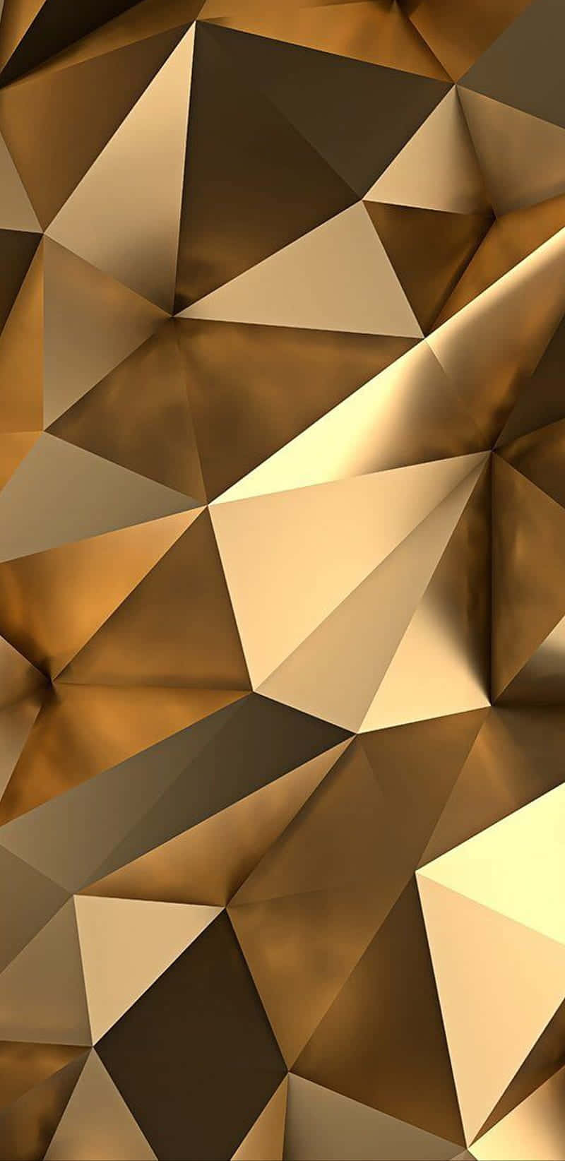Bright, Shiny Metallic Gold Wallpaper Background