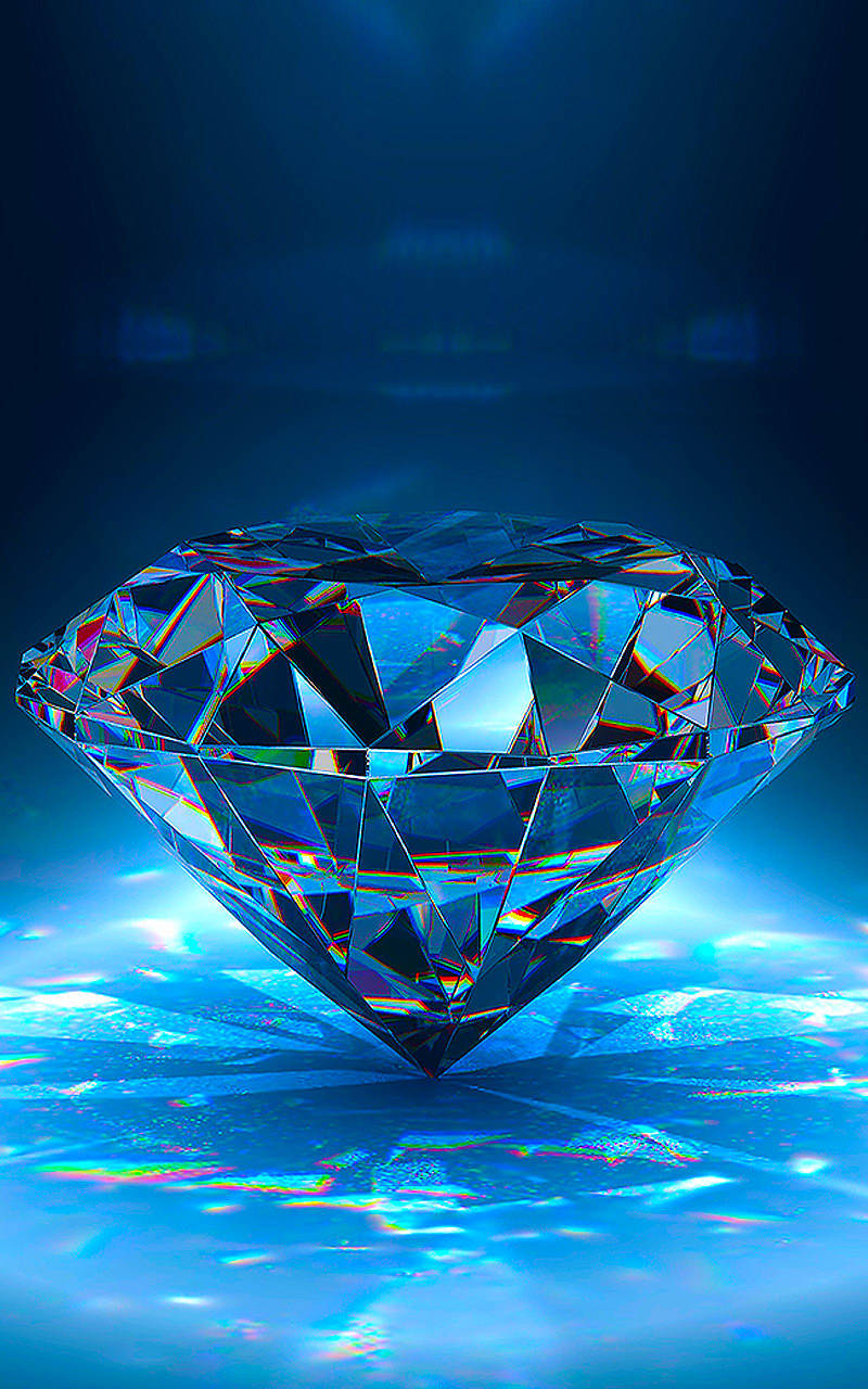 Bright Sparkling Diamond Live Background