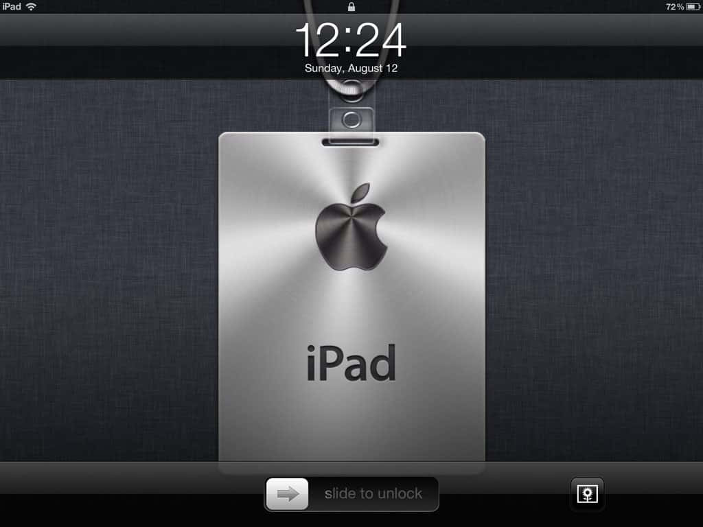 Bright White Apple Ipad Background