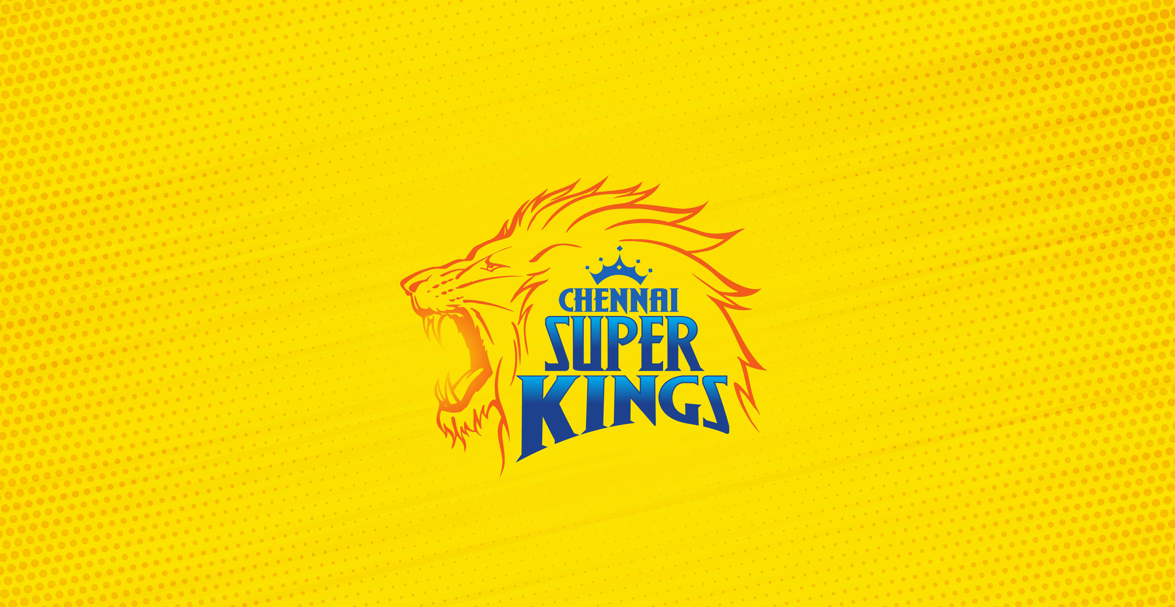 Bright Yellow Super Kings 4k Cricket Background