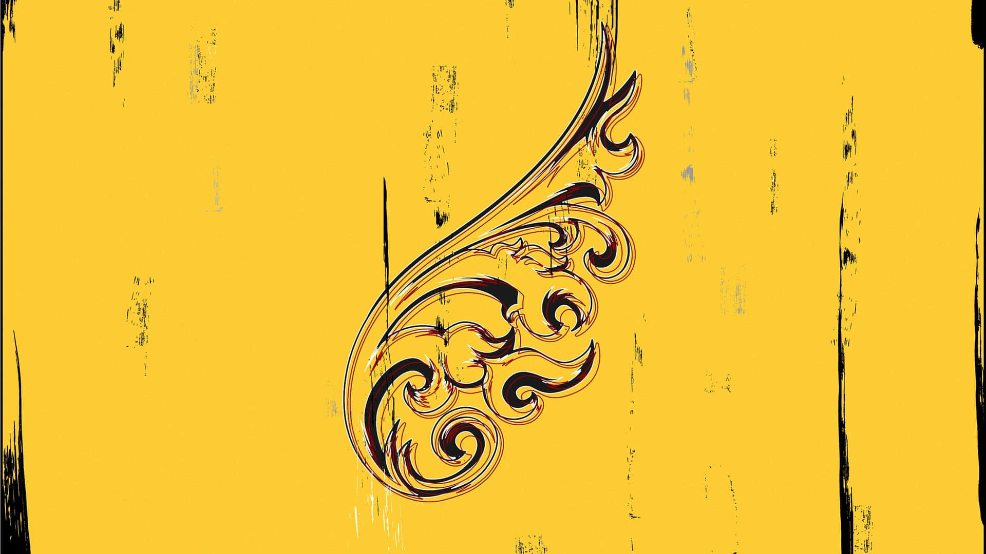 Bright Yellow Wallpaper Background