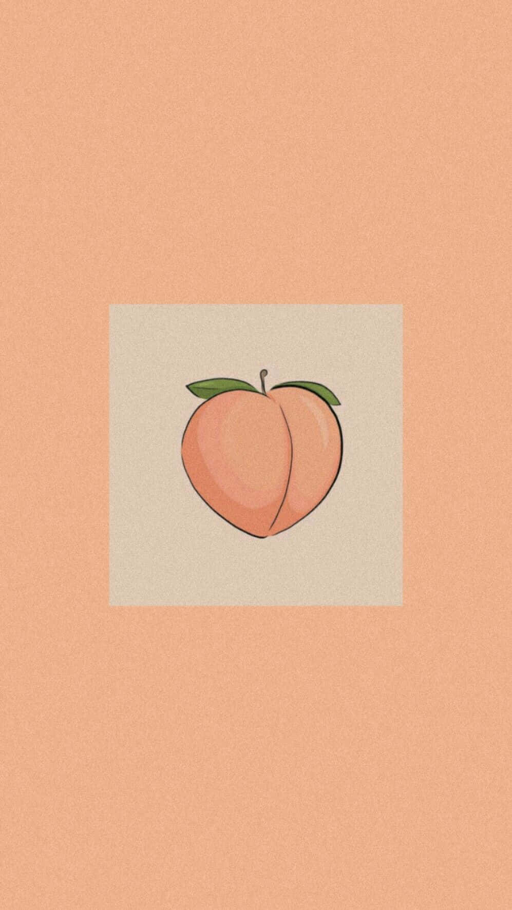 Brighten Up Any Room With An Orange And Peach Aesthetic. Background