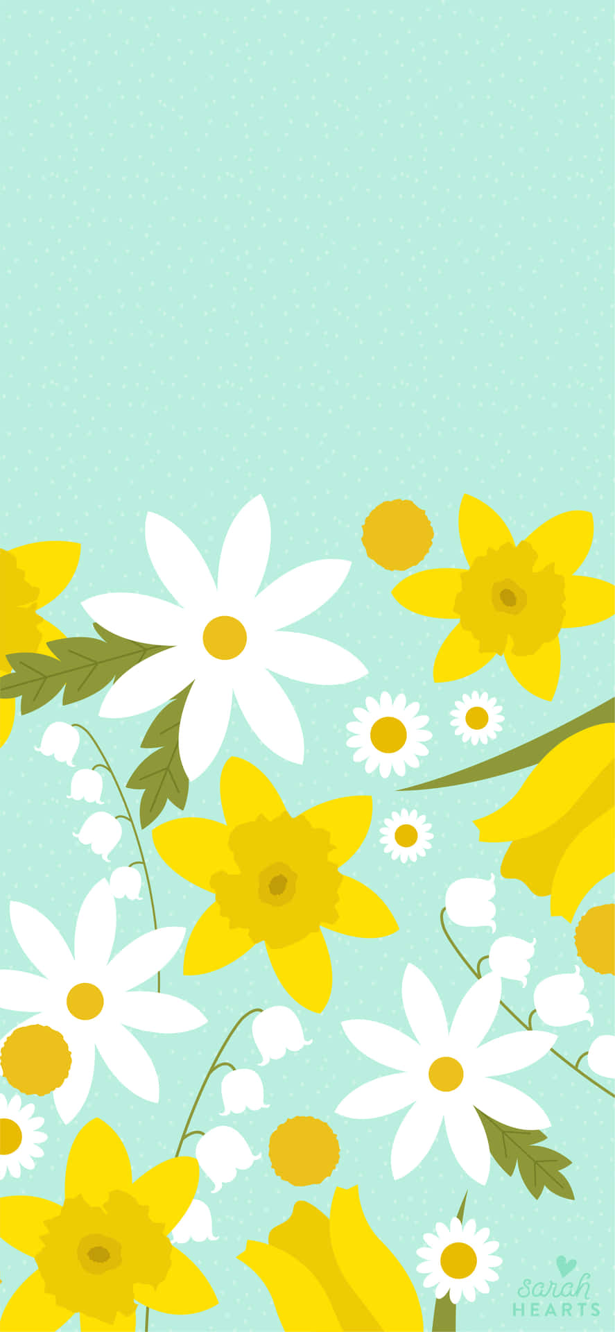 Brighten Up Your Day With A Cute Spring Wallpaper For Your Iphone! Background