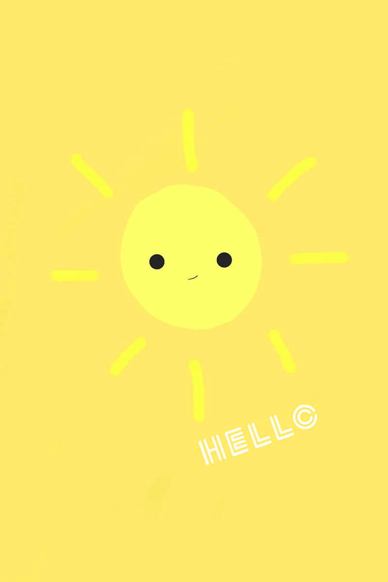 Brighten Up Your Day With A Cute Sun Background