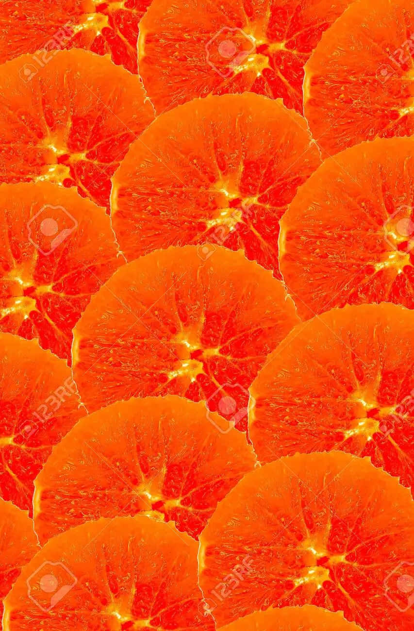 Brighten Up Your Day With An Orange Aesthetic Phone! Background