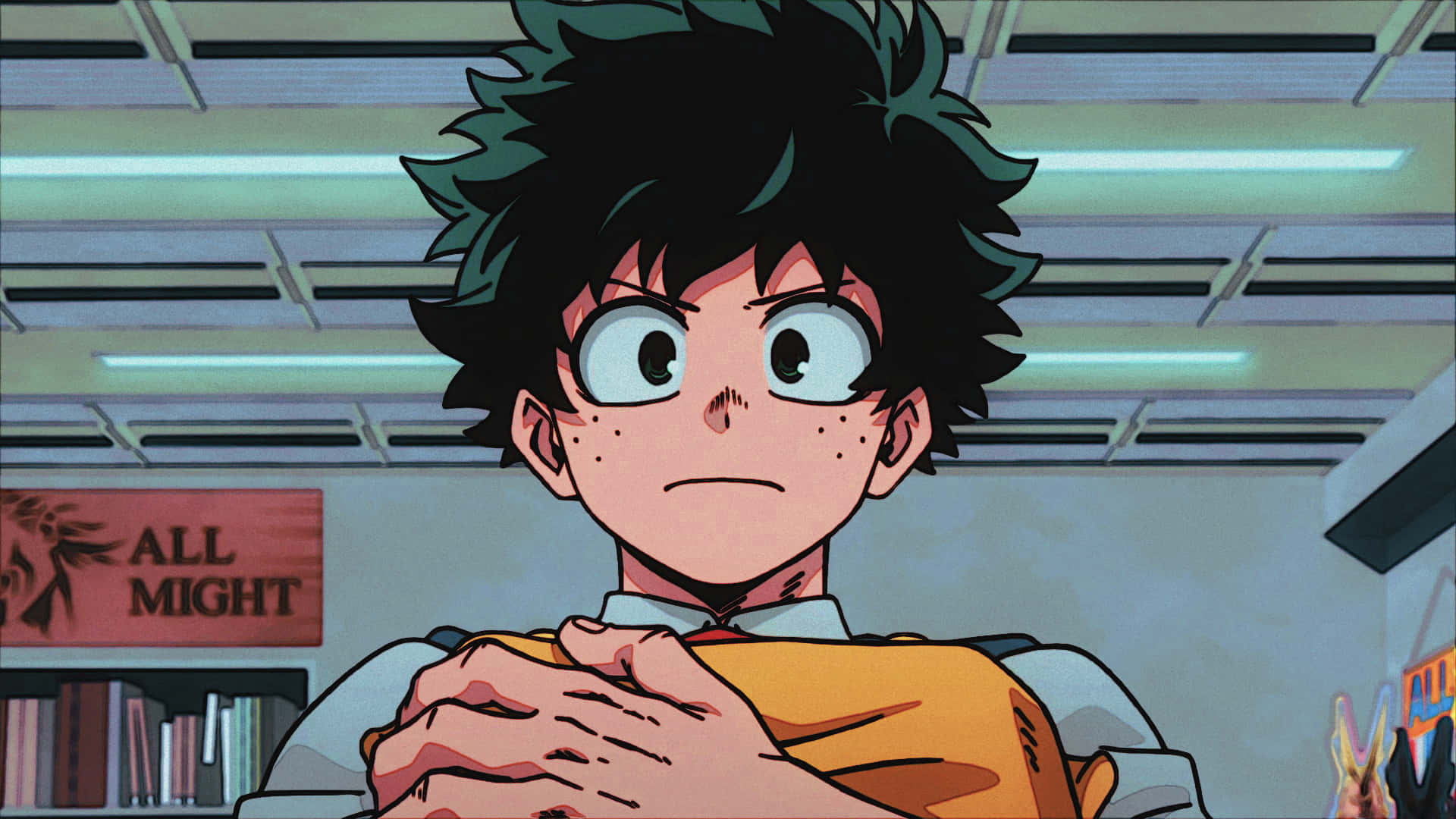 Brighten Up Your Day With Kawaii Deku! Background