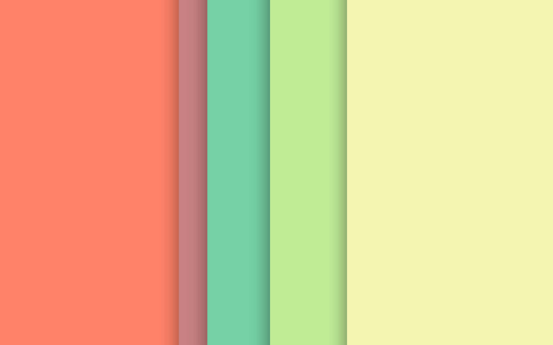 Brighten Up Your Day With This Cheerful Pastel Striped Wallpaper Background