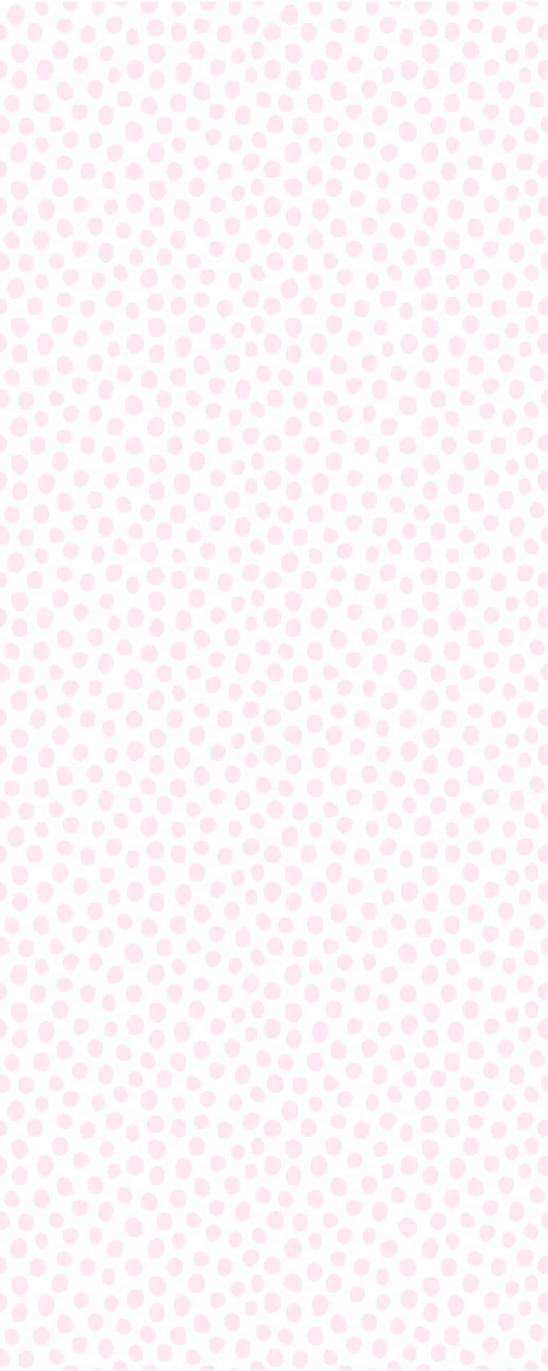 Brighten Up Your Day With This Cheerful Pink And White Polka Dot Pattern! Background