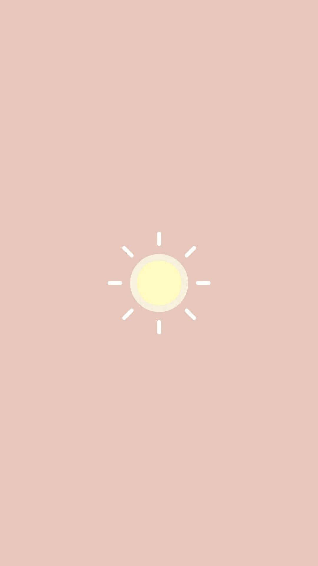 Brighten Up Your Day With This Cute Sun Background