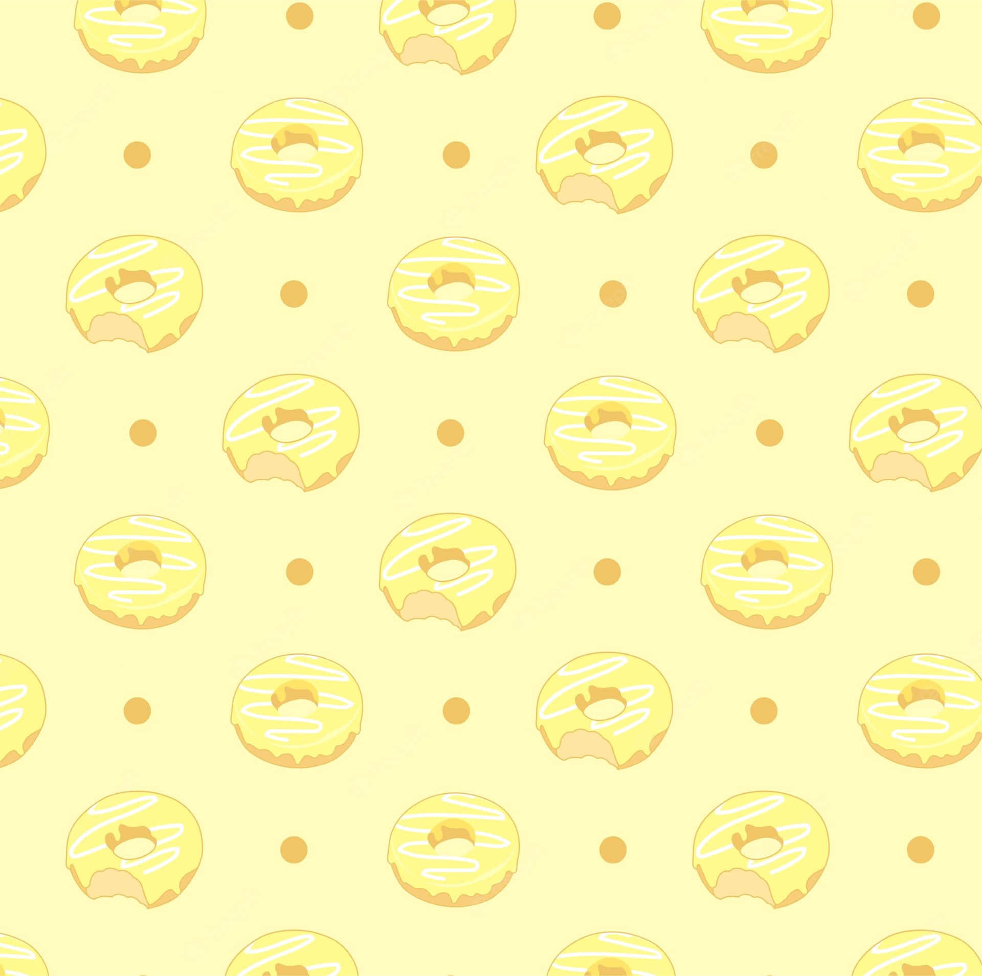 Brighten Up Your Day With This Kawaii Yellow Character Background
